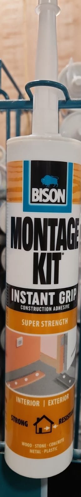 BISON MONTAGE KIT FOR INSTANT GRIP CONSTRUCTION ADHESIVE